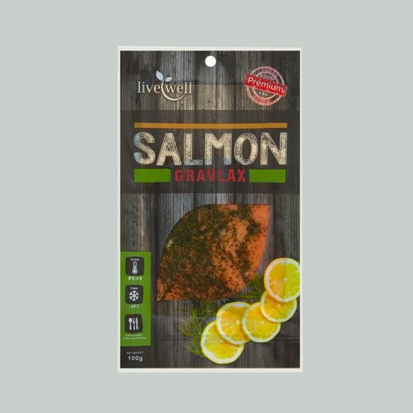 Graved Lax Salmon 100G X 10